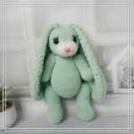 Мягкая игрушка зайка вязаная амигуруми купить