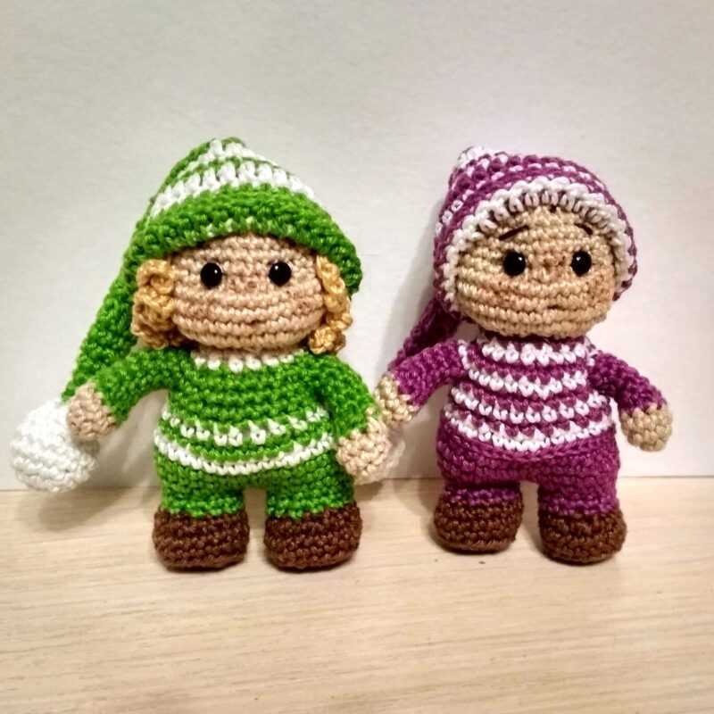 гном крючком схема амигуруми