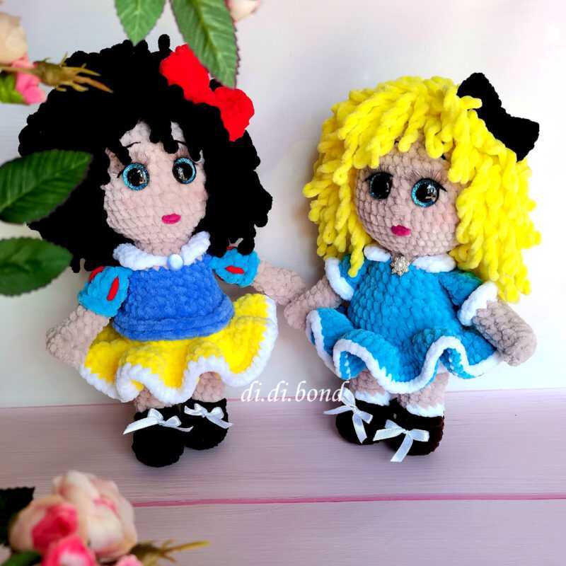 кукла Алиса крючком схема амигуруми скачать бесплатно