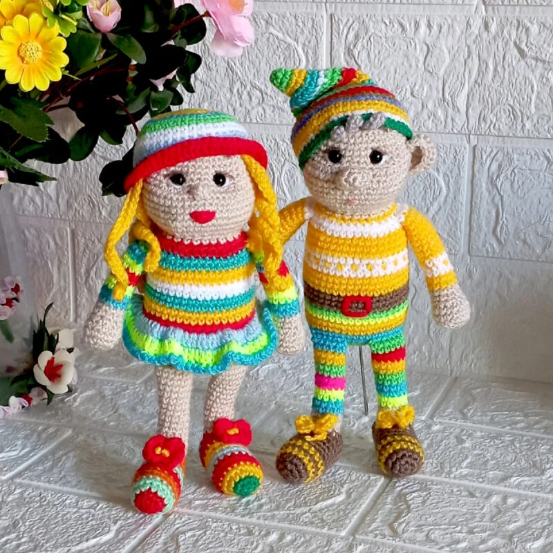 кукла эльф крючком схема амигуруми