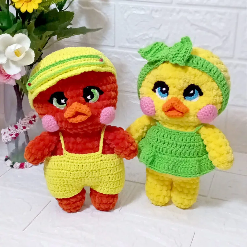 уточка крючком схема амигуруми