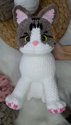 схема Кошечка амигуруми крючком