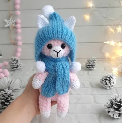 схема Альпака Олли амигуруми крючком
