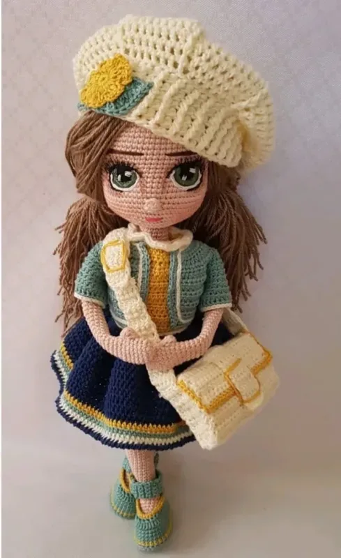 схема кукла амигуруми крючком