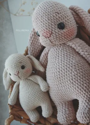 схема Мой кролик крючком