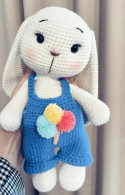 схема Зайка крючком амигуруми